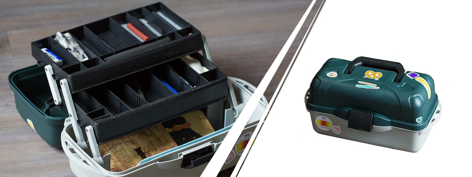 Tackle Box for Art Supplies