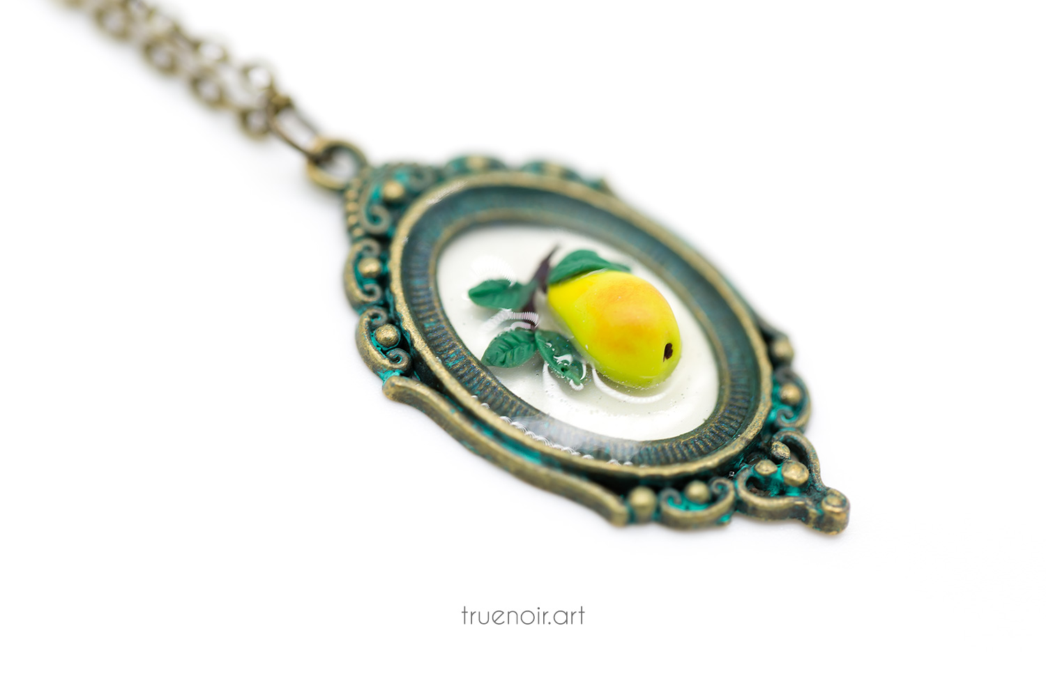 Pear Branch Necklace, original jewelry