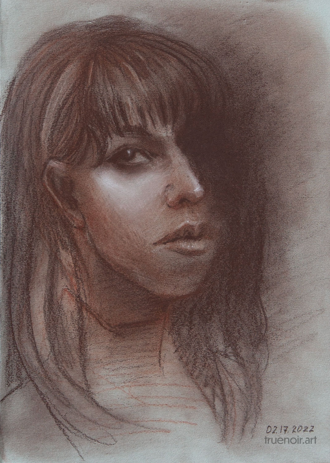 Self-Portrait Drawing