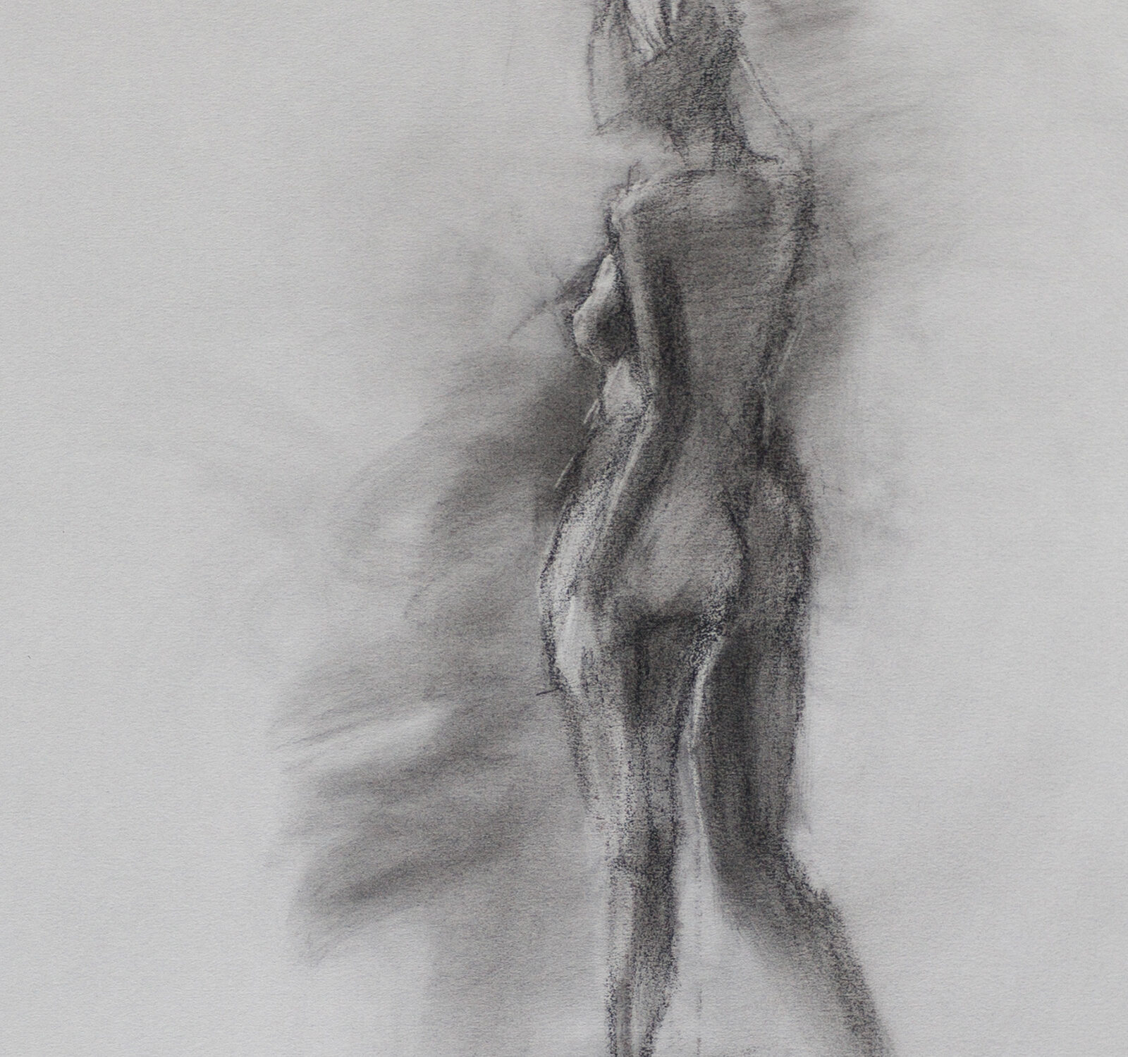 Standing Figure from a Side Drawing