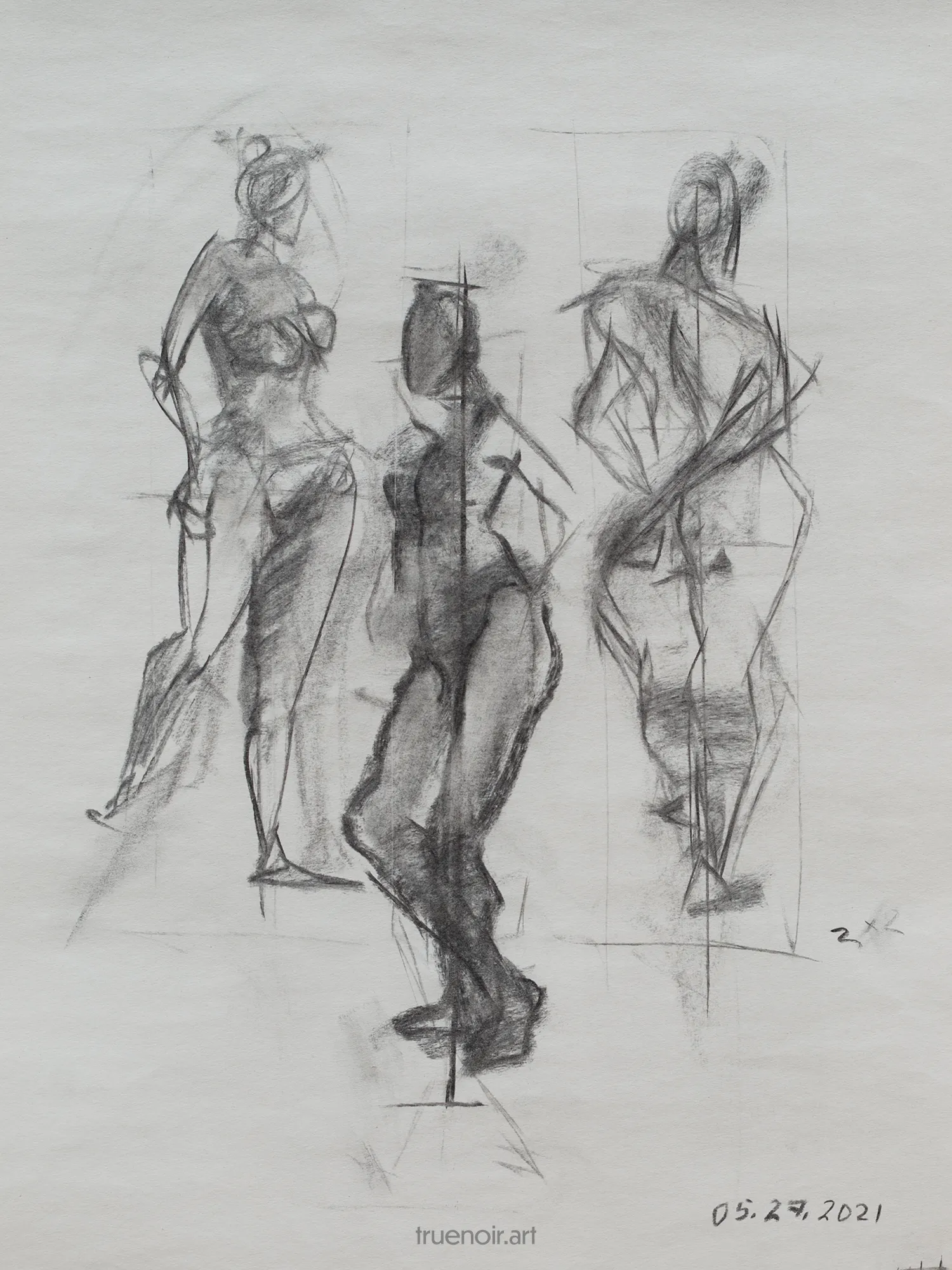 Two-Minute Gesture Drawings